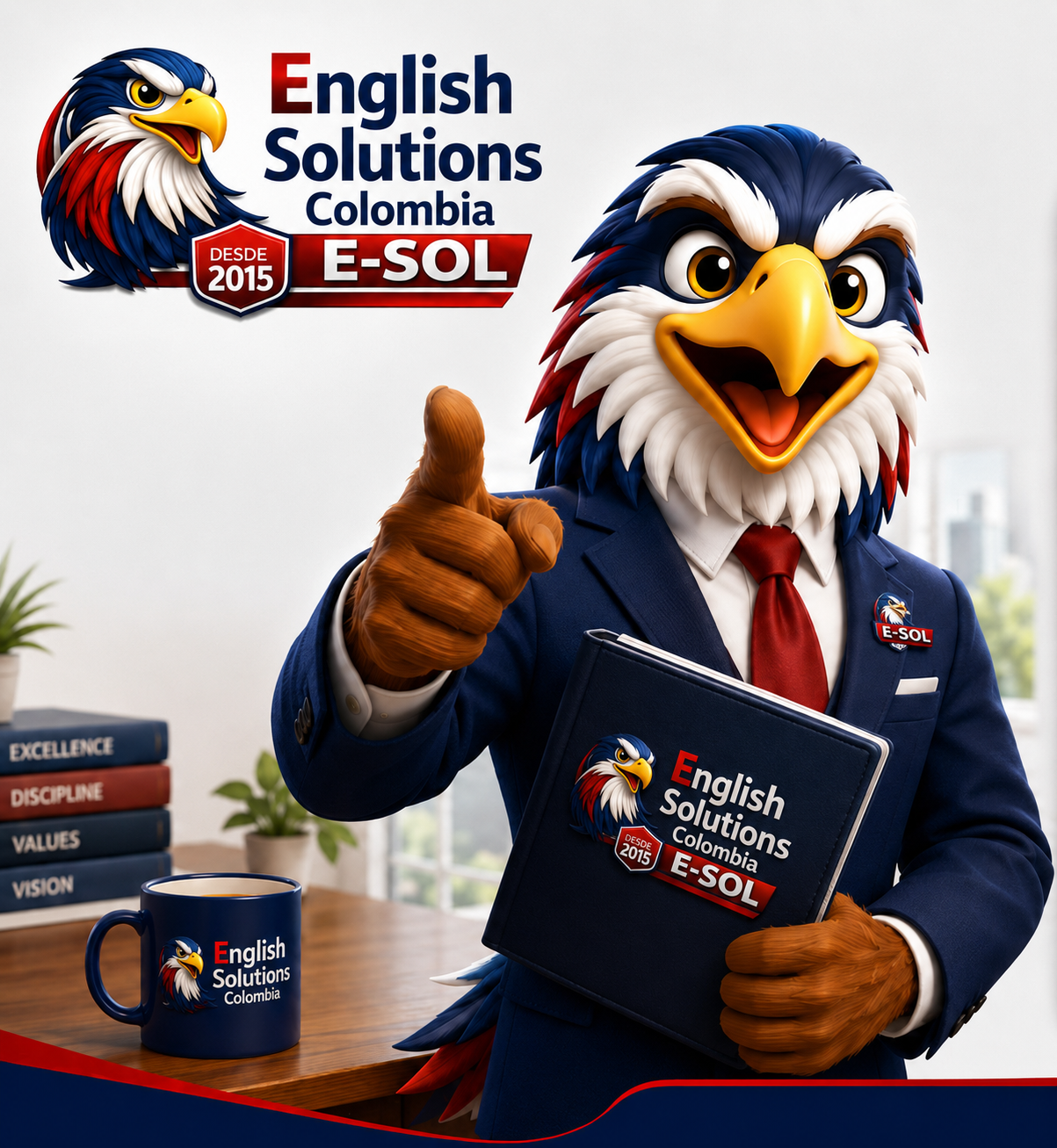 English Solutions Mascot