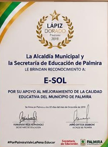 Lápiz Dorado Palmira