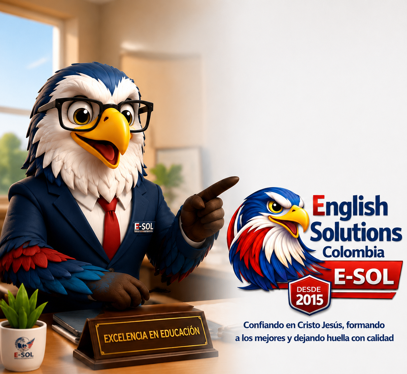 English Solutions Mascot Pointer